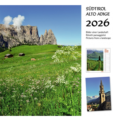 Calendario piccolo Alto Adige Alpe di Siusi 2026